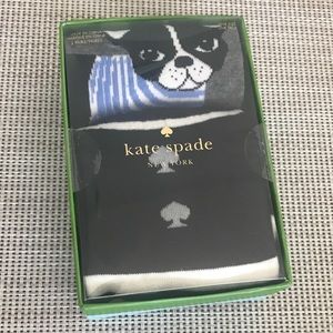 Kate Spade ♠️ 3 pack of socks with French bulldog